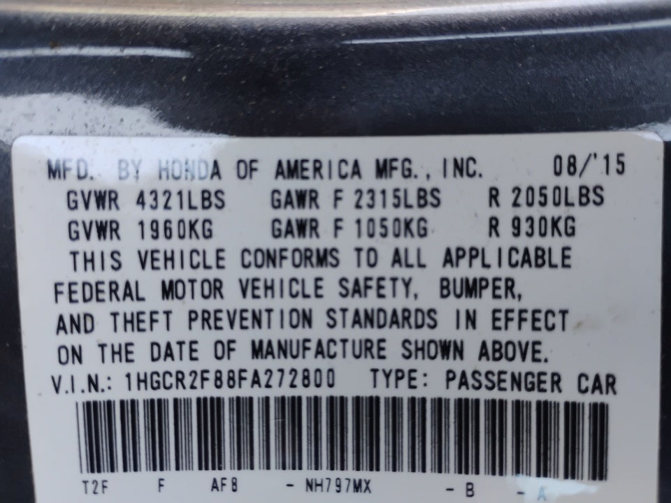 2015 Honda Accord EX-L