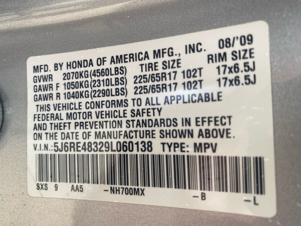 2009 Honda CR-V LX