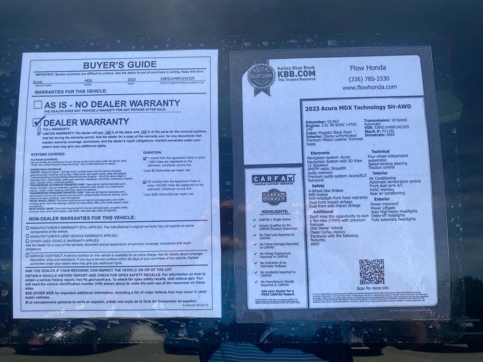 2023 Acura MDX w/Technology Package