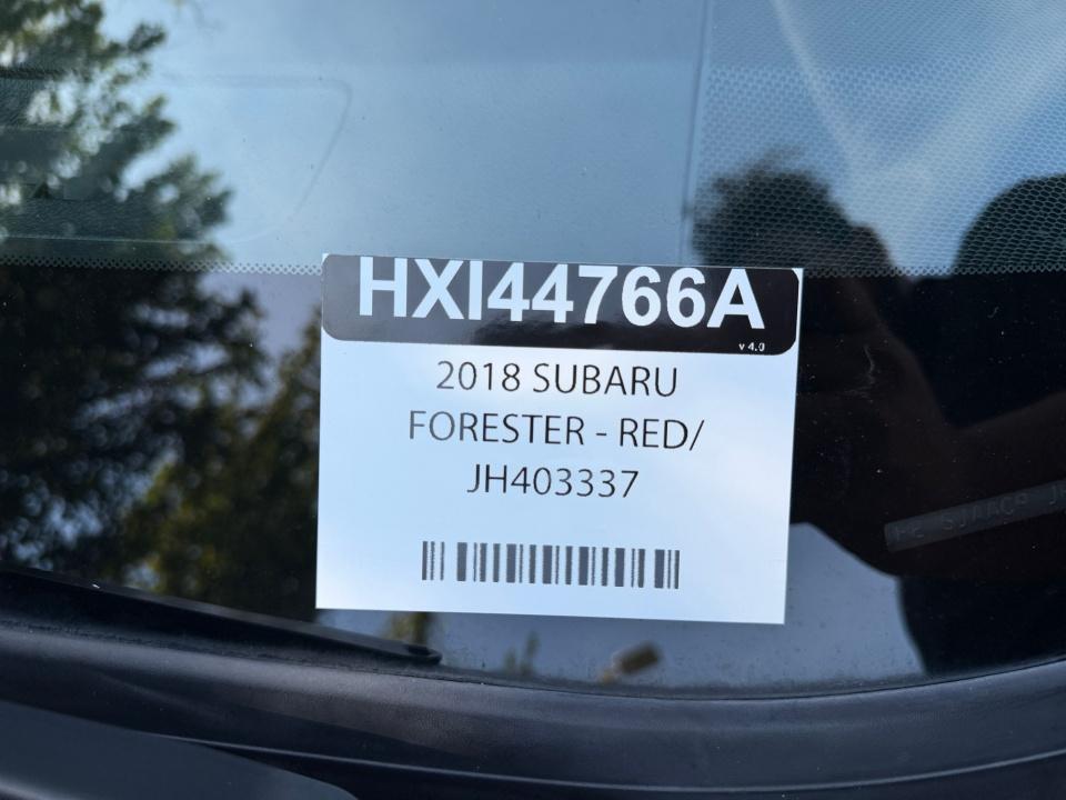 2018 Subaru Forester 2.5i (CVT)