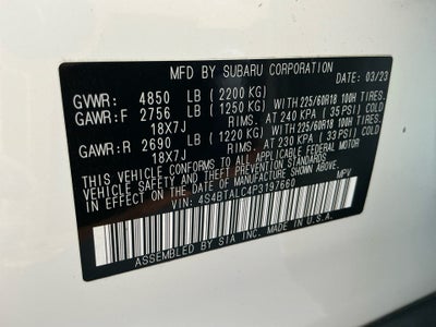 2023 Subaru Outback Onyx Edition