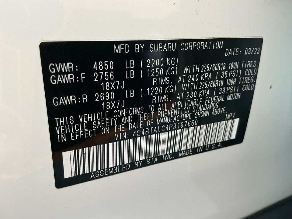 2023 Subaru Outback Onyx Edition