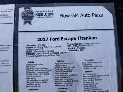 2017 Ford Escape Titanium
