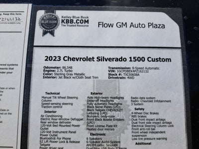 2023 Chevrolet Silverado 1500 Custom