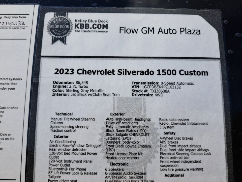 2023 Chevrolet Silverado 1500 Custom