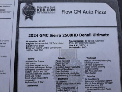 2024 GMC Sierra 2500HD Denali Ultimate