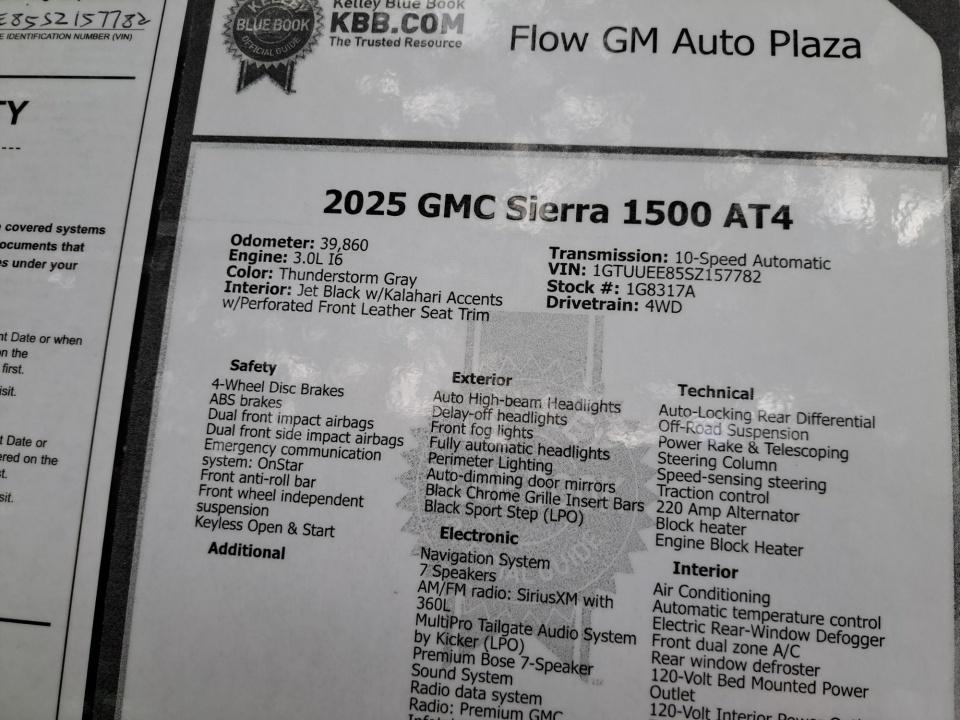 2025 GMC Sierra 1500 AT4
