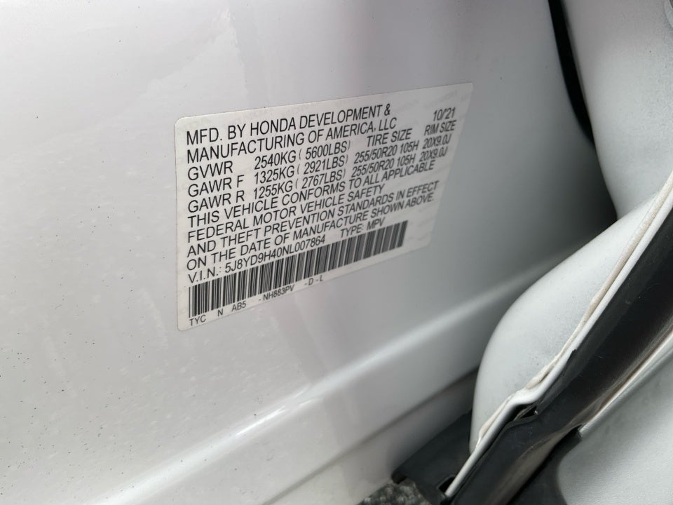 2022 Acura MDX w/Technology Package