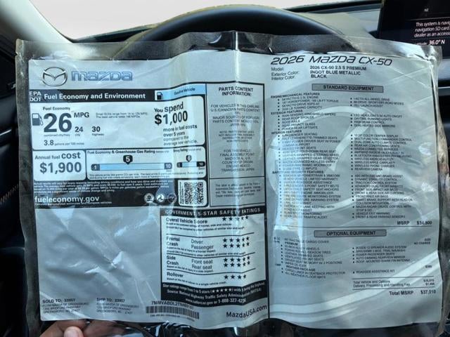 2026 Mazda Mazda CX-50 2.5 S Premium