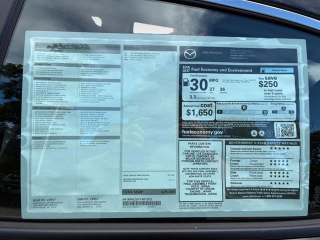 2026 Mazda Mazda3 Sedan 2.5 S Preferred
