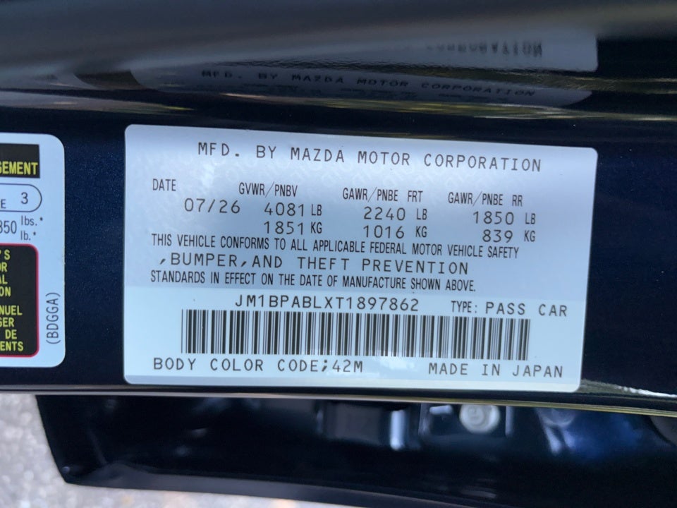 2026 Mazda Mazda3 Sedan 2.5 S Select Sport