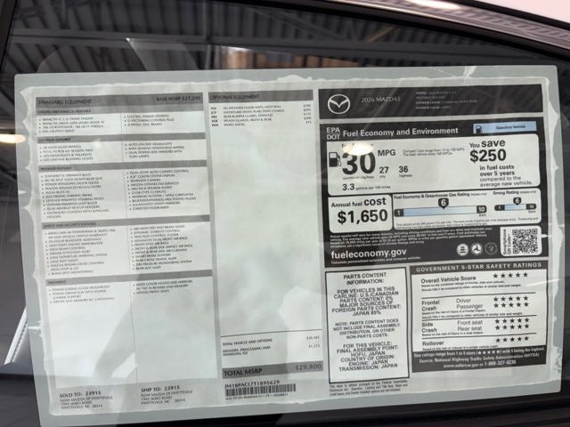 2026 Mazda Mazda3 Sedan 2.5 S Preferred