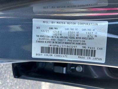 2026 Mazda Mazda3 Hatchback 2.5 S Carbon Edition AWD