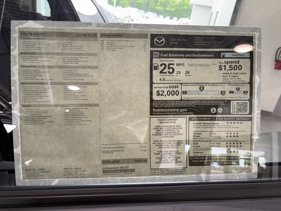 2026 Mazda Mazda CX-90 3.3 Turbo Preferred AWD