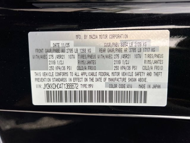 2026 Mazda Mazda CX-90 3.3 Turbo S Premium Sport AWD