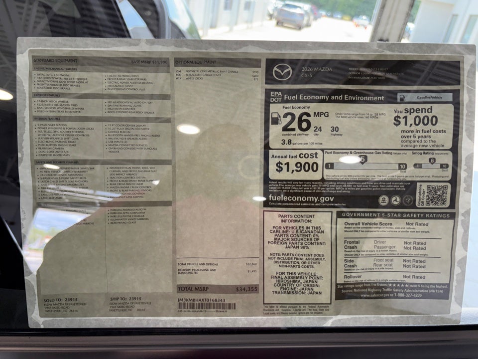 2026 Mazda Mazda CX-5 2.5 S Select AWD