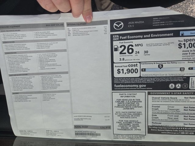2026 Mazda Mazda CX-5 2.5 S Preferred AWD
