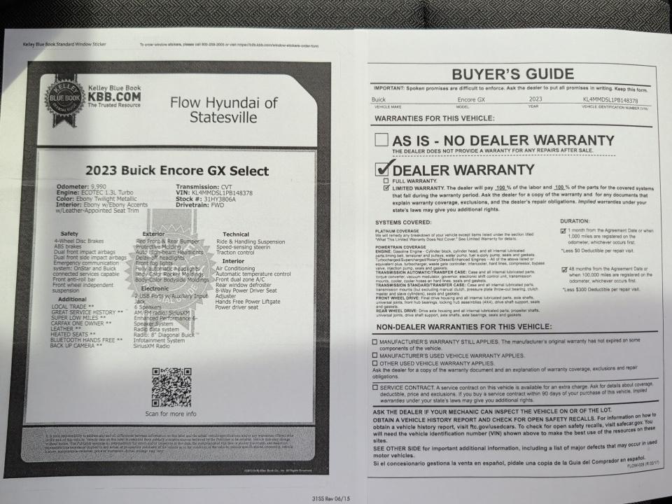 2023 Buick Encore GX Select