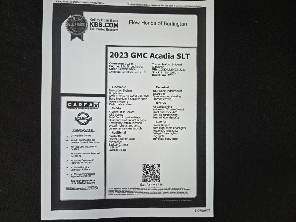 2023 GMC Acadia SLT