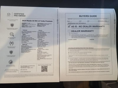 2024 Mazda Mazda CX-90 3.3 Turbo Premium