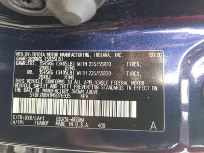 2021 Toyota Highlander Platinum
